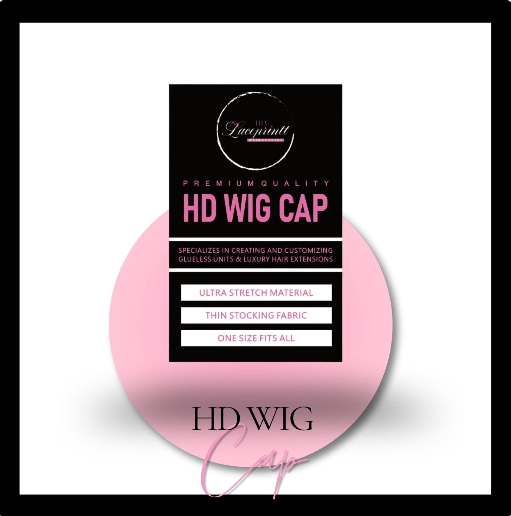 The LacePrintt HD Premium Wig Cap- Pre Order